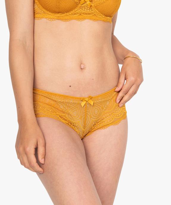 Shorty en dentelle et tulle femme (lot de 2) vue1 - GEMO(HOMWR FEM) - GEMO