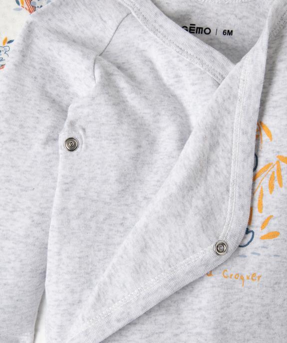 Ensemble 3 pièces spécial nuit bébé garçon vue3 - GEMO(BB COUCHE) - GEMO