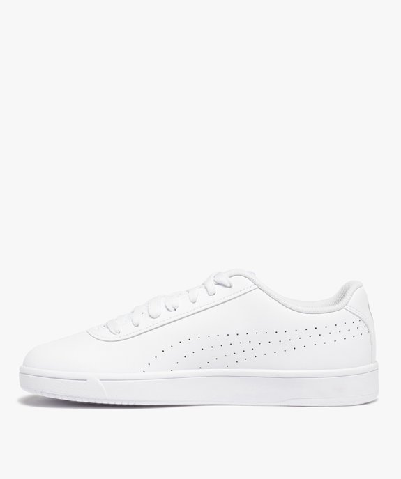 Tennis homme unies à lacets – Puma Courtpure vue3 - PUMA - GEMO