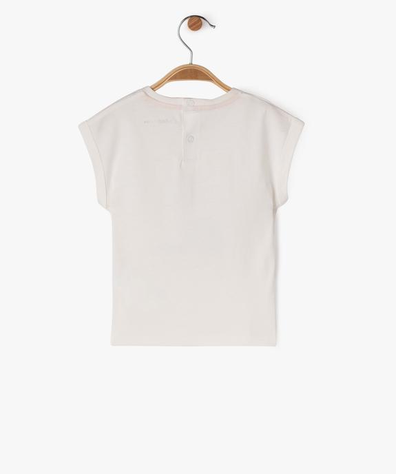 Tee-shirt avec motif estival bébé garçon vue4 - GEMO 4G BEBE - GEMO