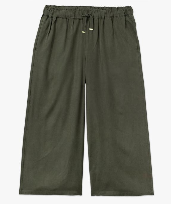 Pantalon en Lyocell femme grande taille vue4 - GEMO (G TAILLE) - GEMO