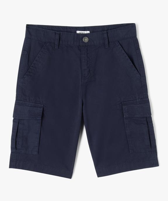 Bermuda coupe Cargo Regular garçon vue1 - GEMO 4G GARCON - GEMO