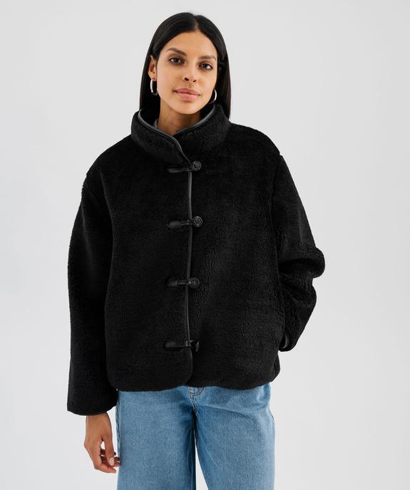 Blouson en fourrure imitation femme vue1 - GEMO 4G FEMME - GEMO
