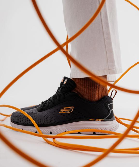 Baskets basses ultra légères en mesh vegan homme - Skechers vue7 - SKECHERS - GEMO