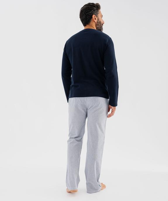 Pyjama 2 pièces mix&match homme - LuluCastagnette vue6 - LULUCASTAGNETTE - GEMO