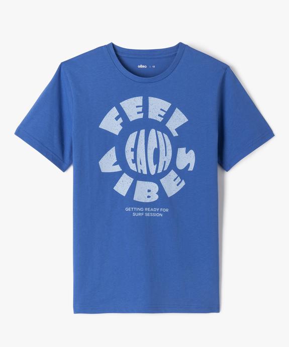 Tee-shirt imprimé estival garçon vue1 - GEMO 4G GARCON - GEMO