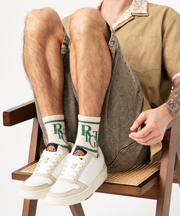 Baskets homme unies avec détails suédés et à lacets - Ellesse  vue7 - ELLESSE - GEMO