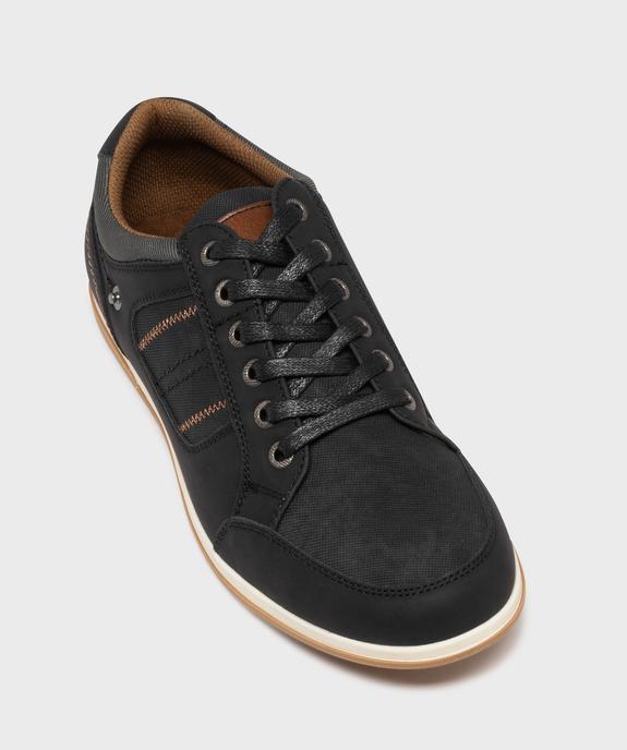 Baskets de ville avec surpiqûres homme - Urban Steps - URBAN STEPS Baskets de ville avec surpiqûres homme - Urban Steps vue5 - URBAN STEPS - GEMO