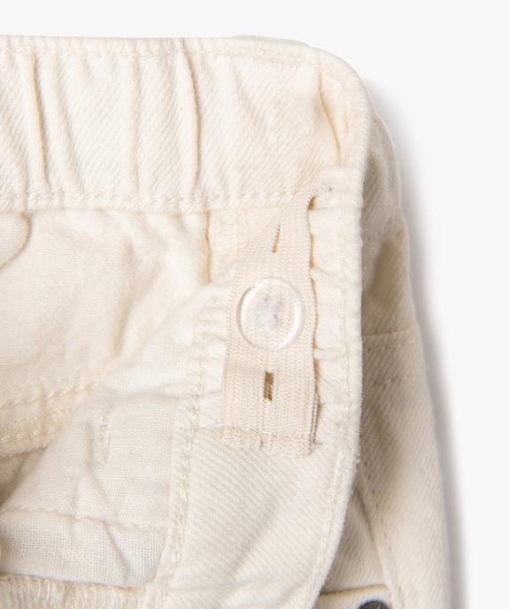 Pantalon slim en coton avec taille ajustable bébé garçon - LuluCastagnette vue3 - LULUCASTAGNETTE - GEMO