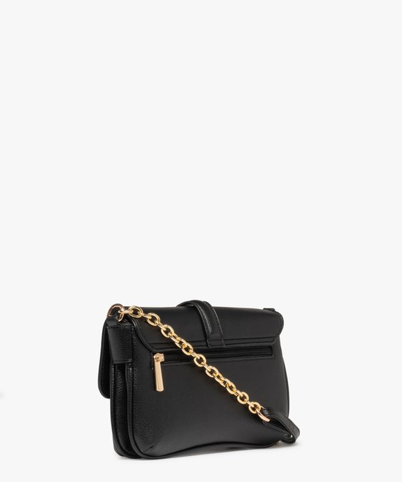 Sac besace compact avec bandoulière chaine femme vue2 - GEMO (ACCESS) - GEMO