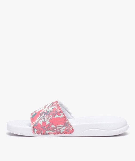 Mules piscine à bandeau avec imprimé estival - Puma vue3 - PUMA - GEMO