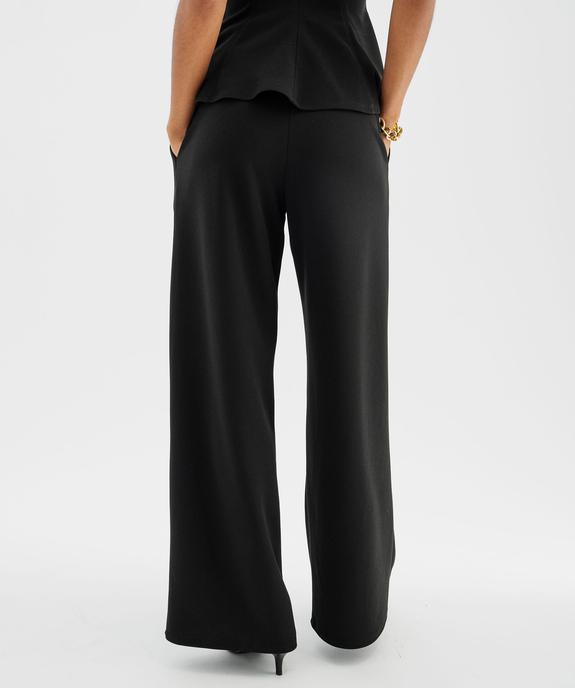 Pantalon de costume large uni femme vue4 - GEMO 4G FEMME - GEMO