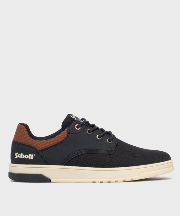 Baskets basses en toile texturé homme - Schott vue1 - SCHOTT - GEMO
