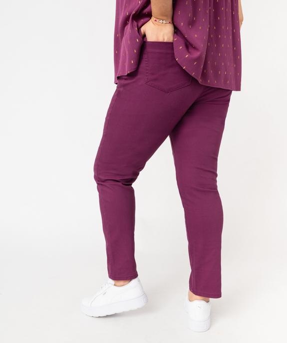 Pantalon coupe Regular taille ajustable femme grande taille vue3 - GEMO (G TAILLE) - GEMO