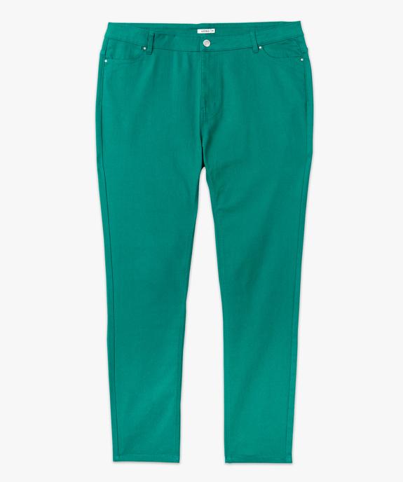 Pantalon coupe Regular taille ajustable femme grande taille vue4 - GEMO (G TAILLE) - GEMO