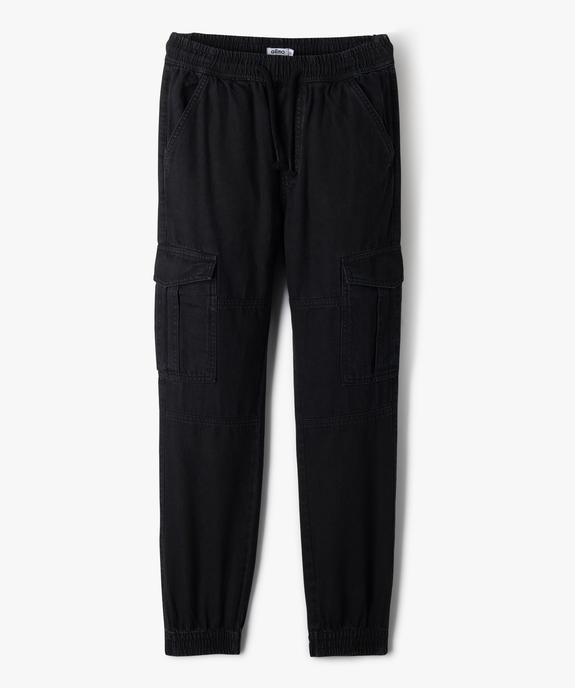 Pantalon cargo en toile garçon vue3 - GEMO (JUNIOR) - GEMO