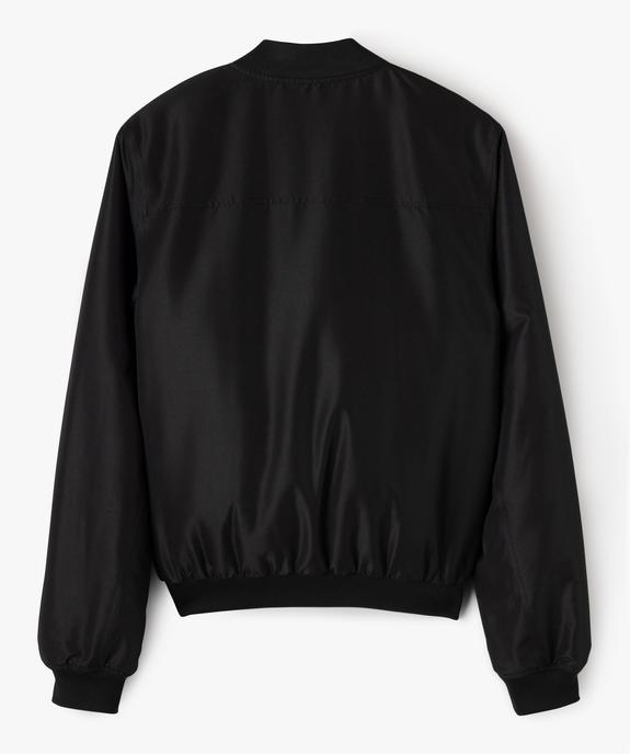 Blouson bomber en toile déperlante unie homme vue5 - GEMO (JUNIOR) - GEMO