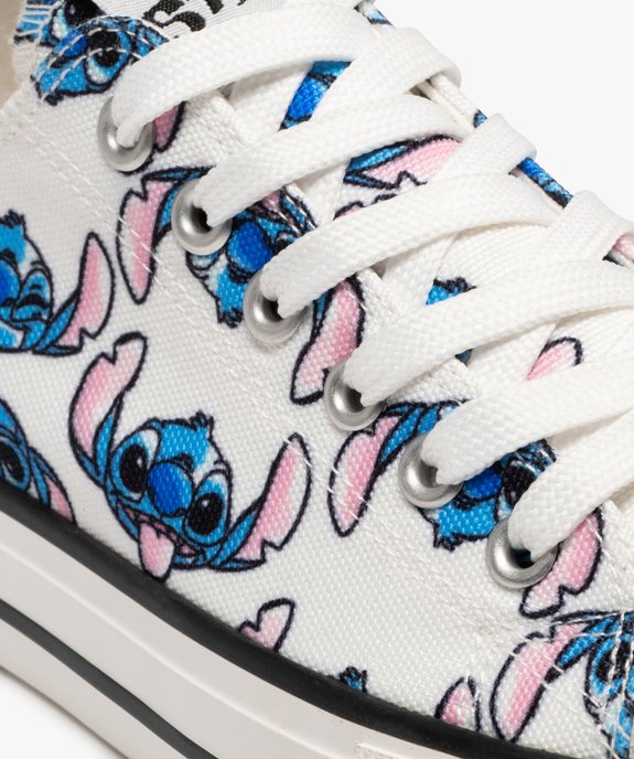 Baskets en toile à lacets motifs Stitch femme - Disney vue6 - LILO & STITCH - GEMO