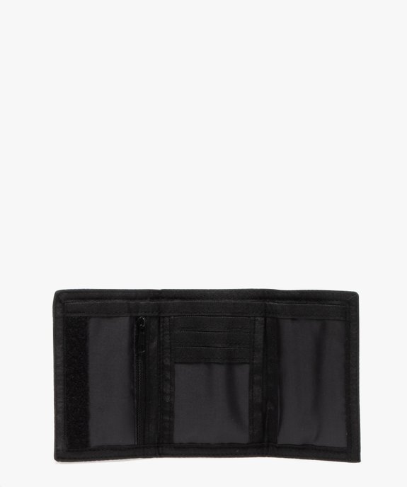 Portefeuille en toile fermeture scratch homme - Kappa vue2 - KAPPA - GEMO