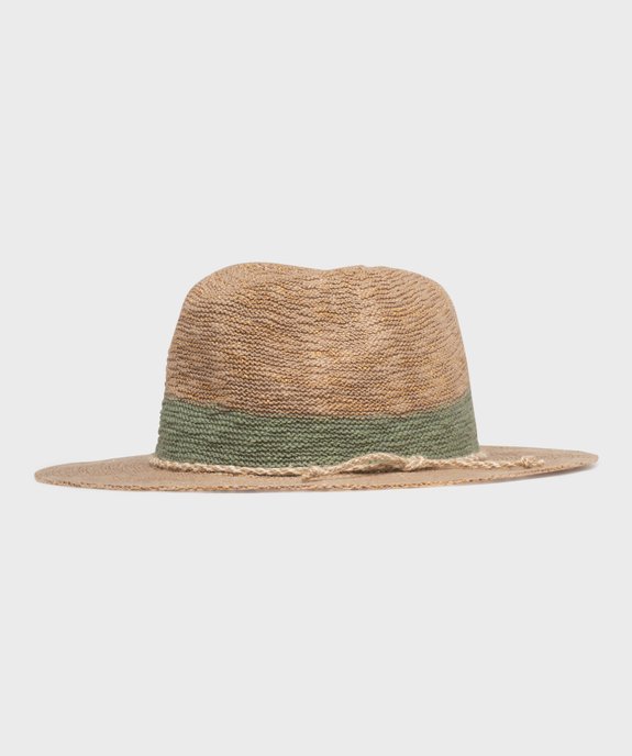 Chapeau tissé et pailleté forme fedora femme vue1 - GEMO (ACCESS) - GEMO