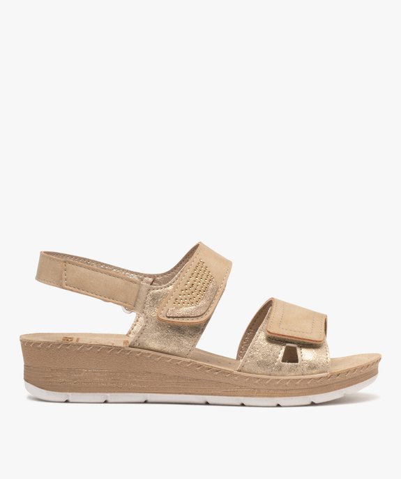 Sandales confort semelle intérieure cuir femme vue1 - G'FLEX - GEMO
