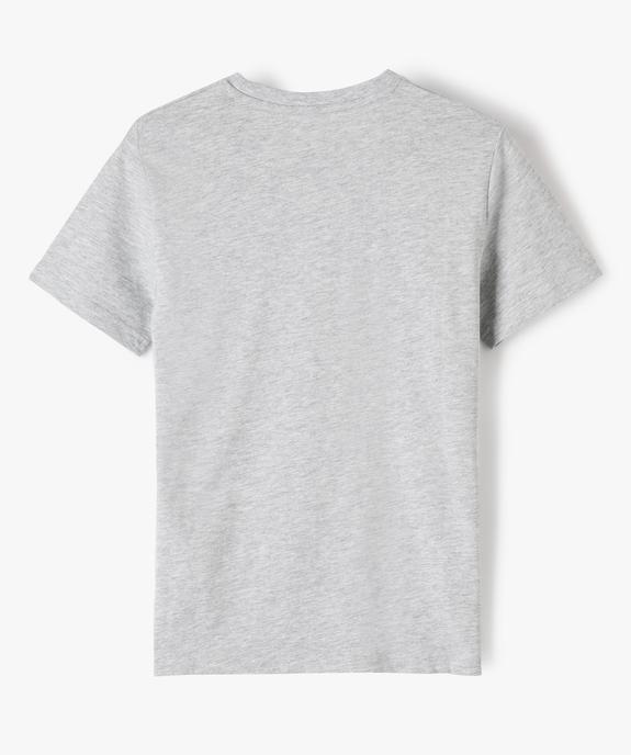 Tee-shirt imprimé Noël garçon vue3 - GEMO (JUNIOR) - GEMO
