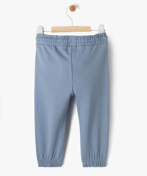 Pantalon de jogging léger bébé garçon vue3 - PREMIER PRIX BY GEMO - GEMO