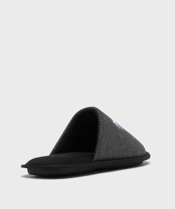 Chaussons mules en jersey imprimé jeu vidéo homme vue4 - GEMO 4G HOMME - GEMO