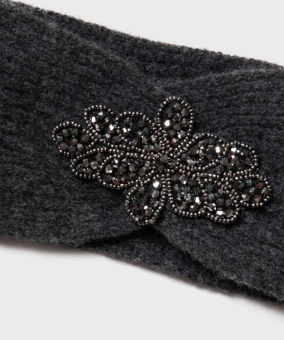 Bandeau pour les cheveux avec bijou en perles femme vue2 - GEMO 4G FEMME - GEMO