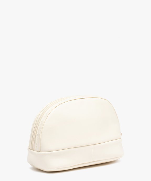 Trousse à maquillage femme matelassée et zippée vue2 - GEMO (ACCESS) - GEMO