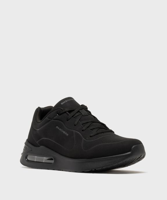 Baskets à lacets Solitair sur semelle à bulle homme - Skechers vue2 - SKECHERS - GEMO