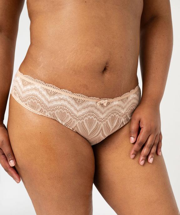 Culotte en dentelle femme grande taille vue1 - GEMO(HOMWR FEM) - GEMO
