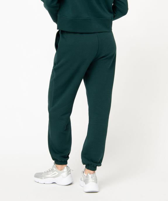 Pantalon de jogging en molleton femme vue3 - GEMO(FEMME PAP) - GEMO