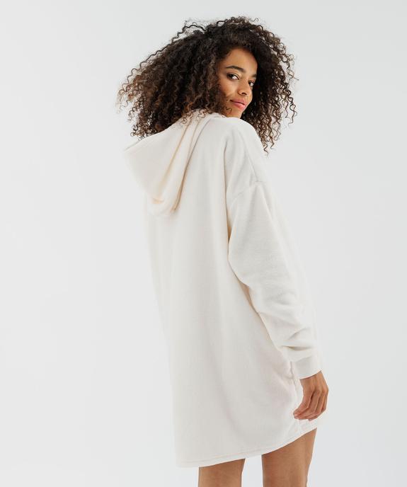 Chemise de nuit polaire femme - Snoopy vue4 - SNOOPY - GEMO