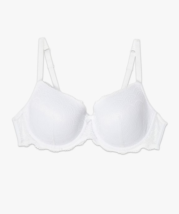Soutien-gorge grande taille à armatures et coques fines  vue8 - GEMO(HOMWR FEM) - GEMO