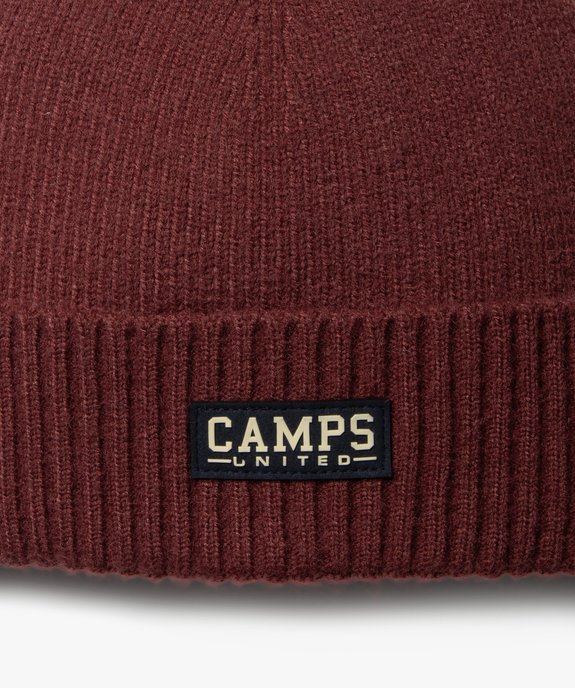 Bonnet en maille côtelée homme - Camps United vue2 - CAMPS UNITED - GEMO