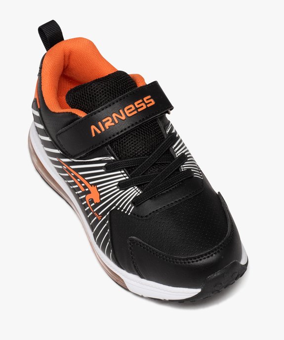 Baskets de sport à scratch garçon - Airness vue5 - AIRNESS - GEMO
