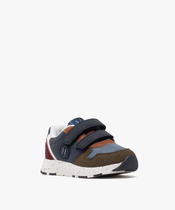 Baskets style jogger à scratchs garçon vue2 - HOBIZ - GEMO