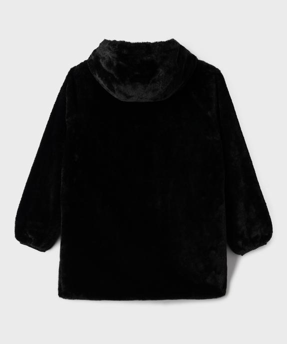 Parka fourrée à capuche réversible fille vue5 - GEMO (JUNIOR) - GEMO