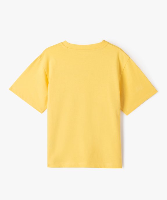 Tee-shirt imprimé dinosaure garçon vue3 - GEMO 4G GARCON - GEMO