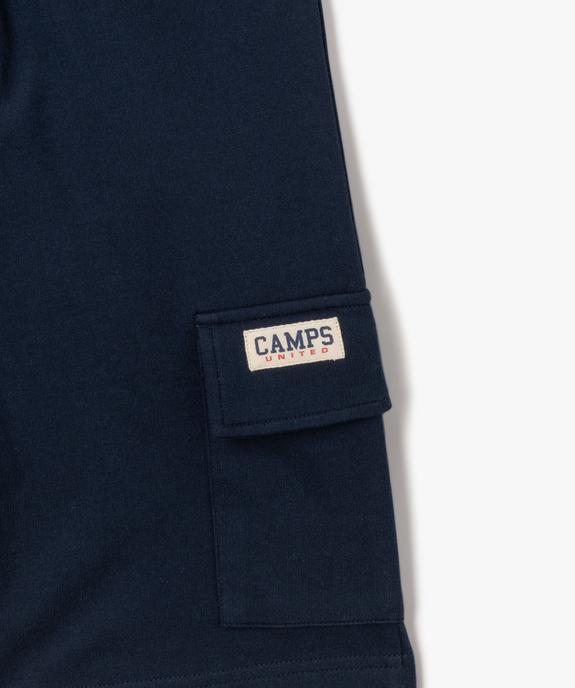 Pyjashort à poches cargo garçon - Camps United vue3 - CAMPS - GEMO