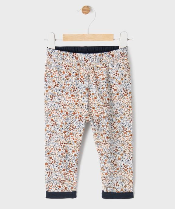 Legging réversible bébé fille - LuluCastagnette vue4 - LULU CASTAGNETTE GEMO FOR GOOD - GEMO