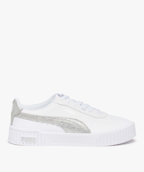 Baskets femme unies détails contrastés – Puma Carina vue1 - PUMA - GEMO
