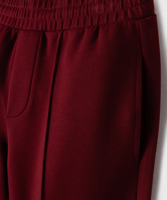 Pantalon de sport coupe large fille vue3 - GEMO (JUNIOR) - GEMO