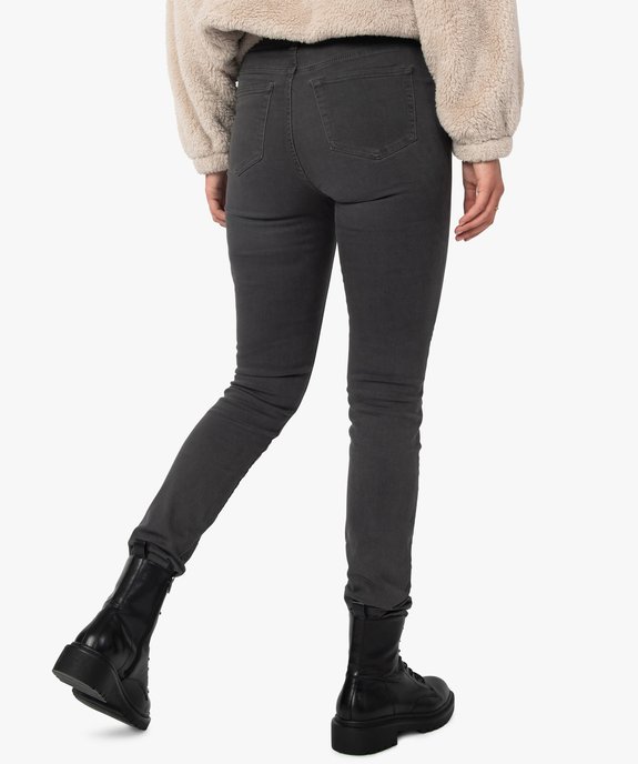 Pantalon femme coupe Slim taille haute – L30 vue3 - GEMO(FEMME PAP) - GEMO