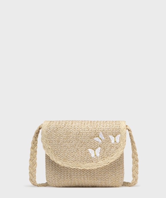 Sac bandoulière en paille fille vue2 - GEMO (ACCESS) - GEMO
