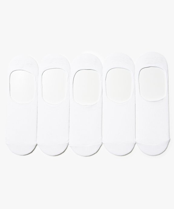 Chaussettes invisibles homme unies (lot de 5 paires) vue1 - GEMO(HOMWR HOM) - GEMO