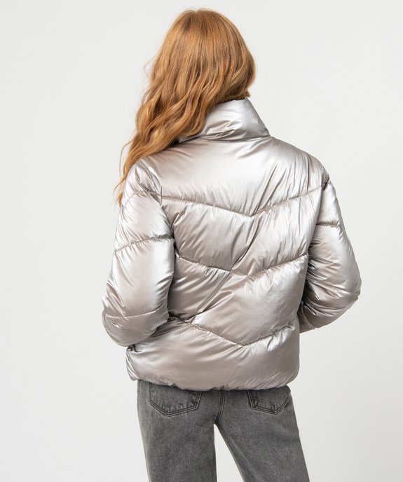 Blouson femme matelassé à  col montant  vue3 - GEMO(FEMME PAP) - GEMO