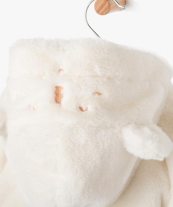 Combinaison pilote surpyjama en maille peluche bébé  vue6 - GEMO(BB COUCHE) - GEMO