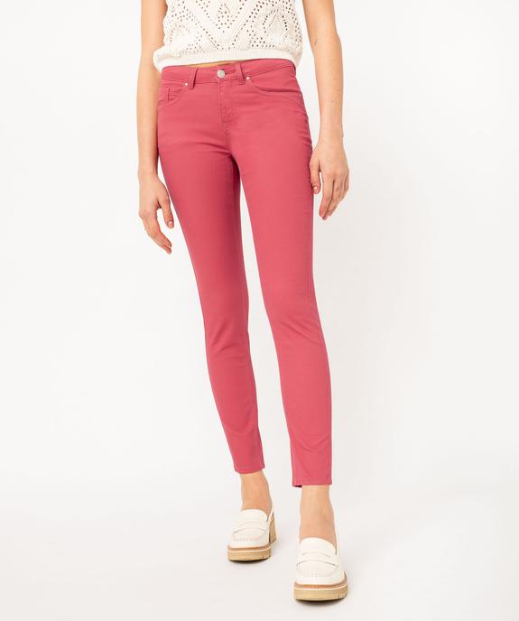 Pantalon coupe Slim taille normale femme vue1 - GEMO(FEMME PAP) - GEMO